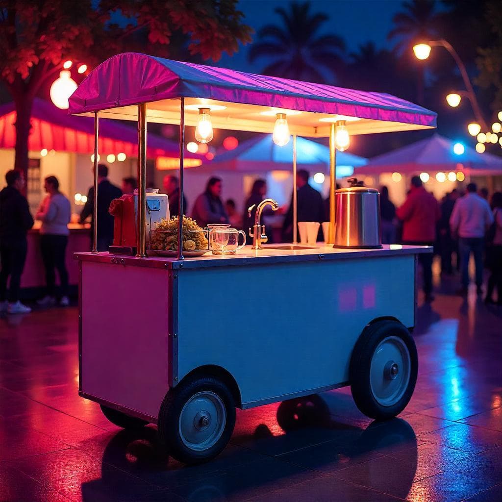 aimaire inc Compact Mobile Coffee Carts